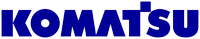 Логотип фирмы Komatsu в Южно-Сахалинске